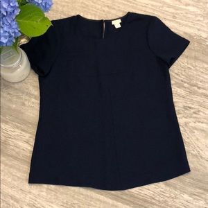J Crew fitted suiting shirt Navy Blue 4